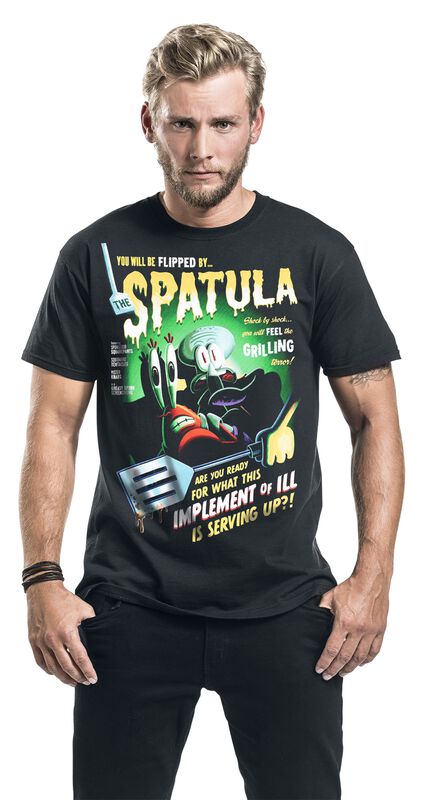 Männer Bekleidung Spatula| SpongeBob Schwammkopf T-Shirt