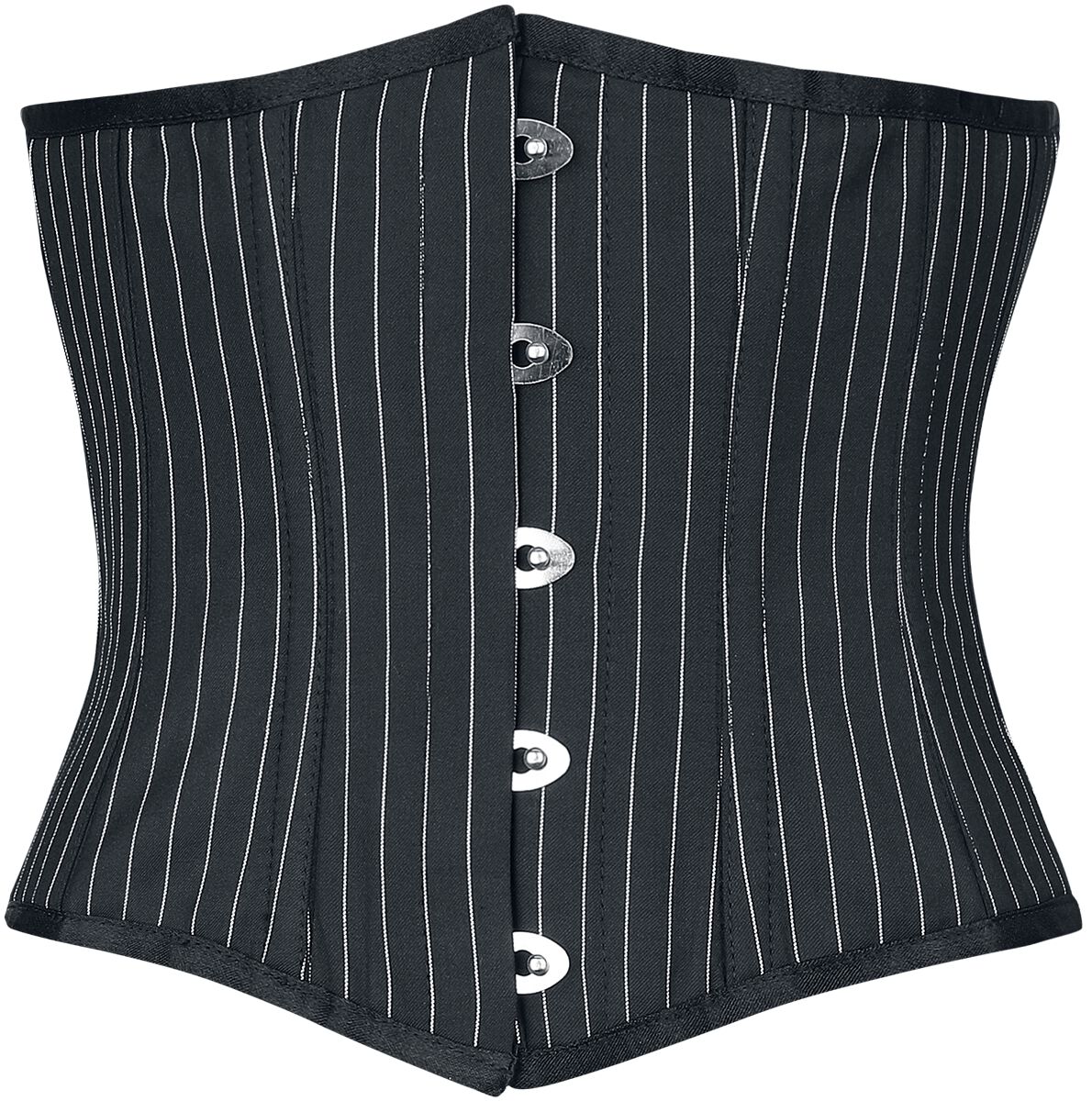 Gothicana by EMP Corset with Stripes Korsage schwarz in M
