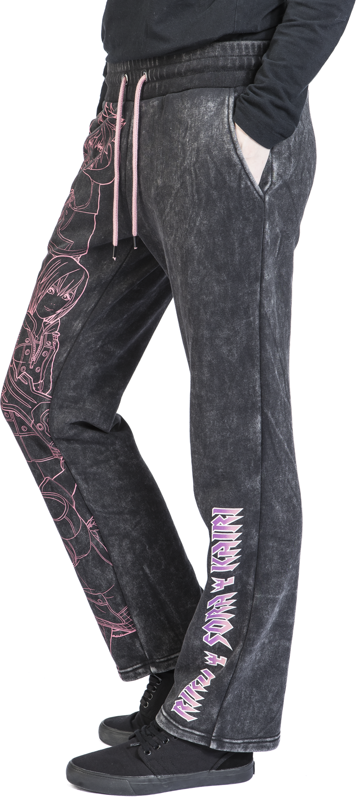 Thumbnail - Kingdom Hearts Riku Sora Kairi Trainingshose schwarz in L