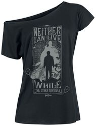 Neither Can Live - Harry & Voldemort, Harry Potter, T-Shirt