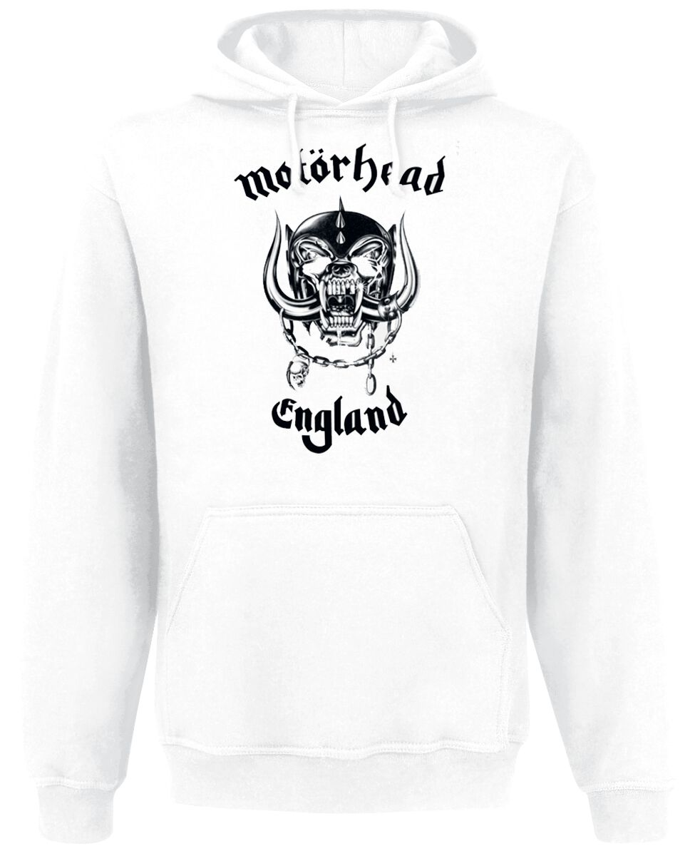 Motörhead England Kapuzenpullover weiß