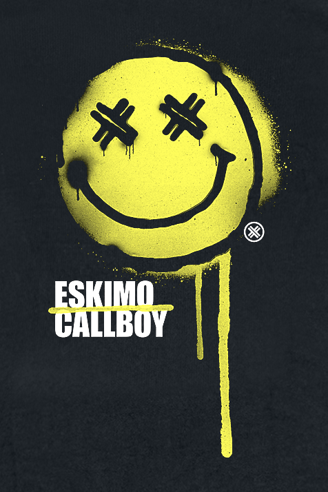 Eskimo Callboy Metal-Kids - Spray Smile T-Shirt schwarz