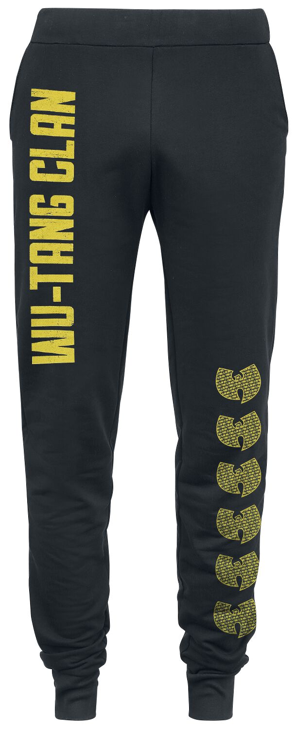 Wu-Tang Clan Trainingshose - Logo - S bis XXL - für Männer - Größe M - schwarz  - Lizenziertes Merchandise!