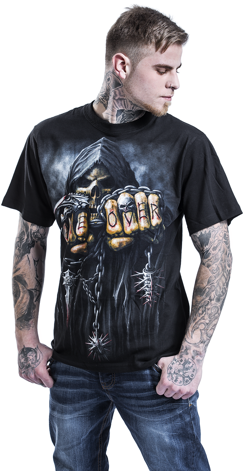 Spiral Game Over T-Shirt schwarz
