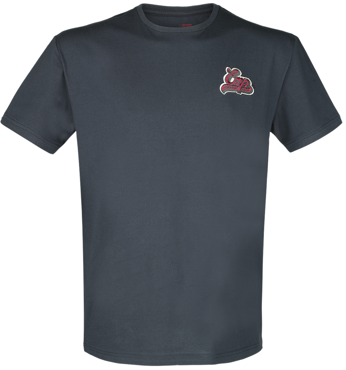 EMP Premium Collection - T-Shirt mit EMP Stickerei - T-Shirt - dunkelblau - EMP Exklusiv!