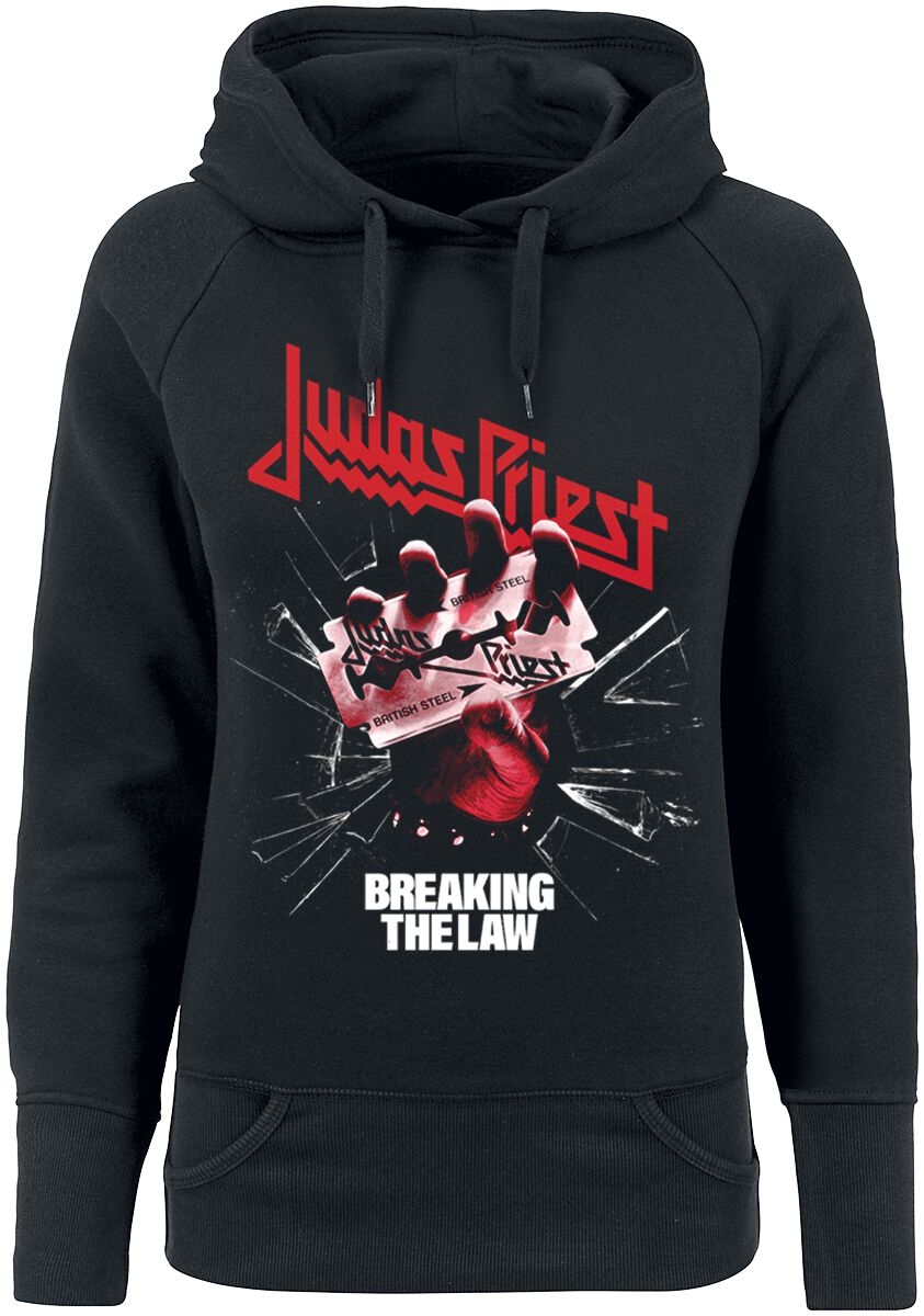Judas Priest Breaking the law Kapuzenpullover schwarz Judas Priest Breaking the law Kapuzenpullover schwarz