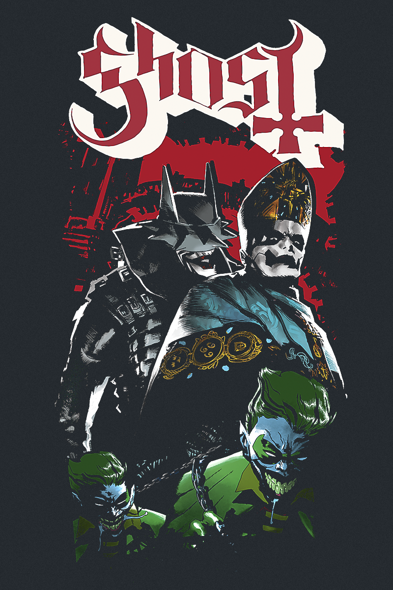 Ghost Ghost Dark Nights Death Metal – DC T-Shirt schwarz