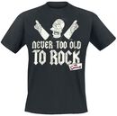 Never Too Old To Rock, Die Simpsons, T-Shirt