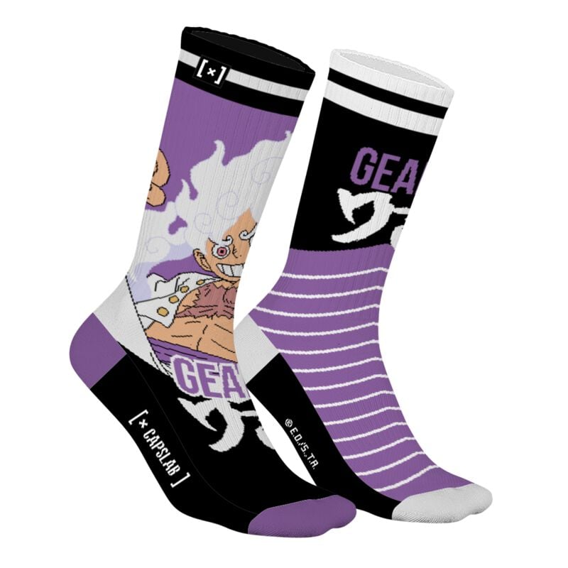 Chaussettes  de One Piece - CAPSLAB - Gear 5 - EU39-42 à EU 43-46 - pour Unisexe - multicolore