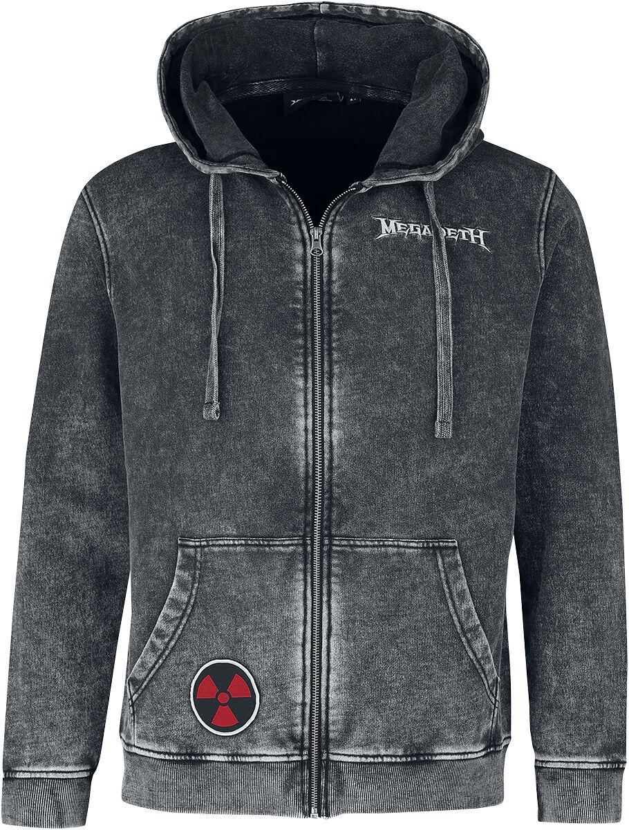 Megadeth EMP Signature Collection Hooded zip grey