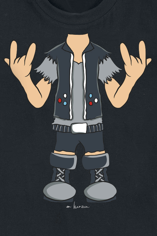 Sprüche Kids - Heavy Metal Guy T-Shirt schwarz
