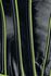 Schwarze Korsage im Lack Look mit neonfarbenen Details