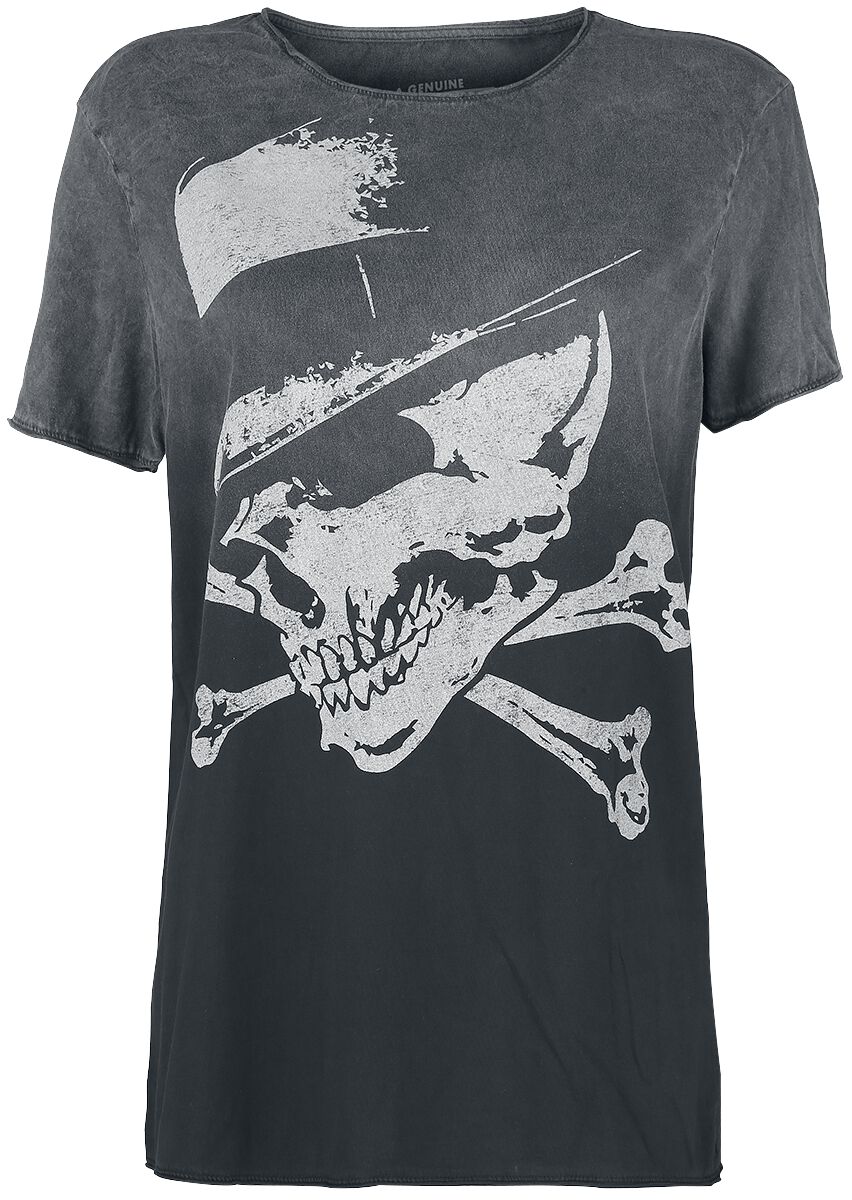 T-Shirt Manches courtes de Broilers - Caldera Skull Bone - S à 3XL - pour Femme - gris