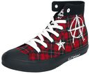 Checkered Anarchy Sneaker, Full Volume by EMP, Sneaker high