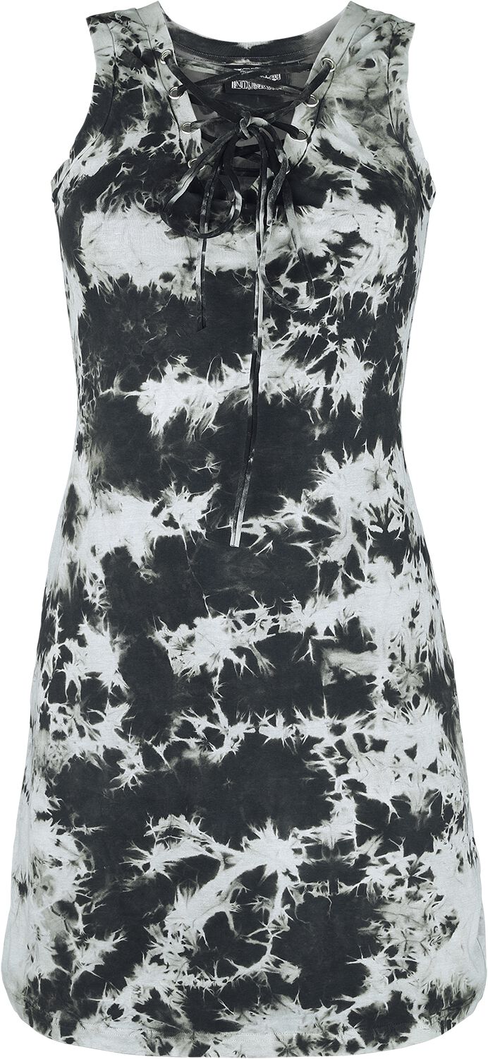 Robe courte de Poizen Industries - Robe Cyrene - S à XXL - pour Femme - noir/gris
