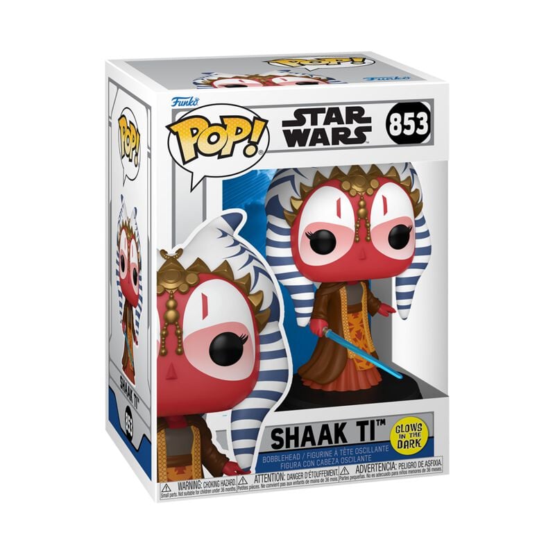Star Wars - Ahsoka - Shaak Ti (Glow in the Dark) Vinyl Figur 853 - Funko Pop! Figur - Funko Shop Deutschland - Lizenzierter Fanartikel