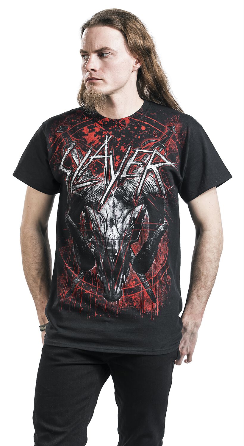 Slayer Mongo Goat T Shirt schwarz  - Onlineshop EMP