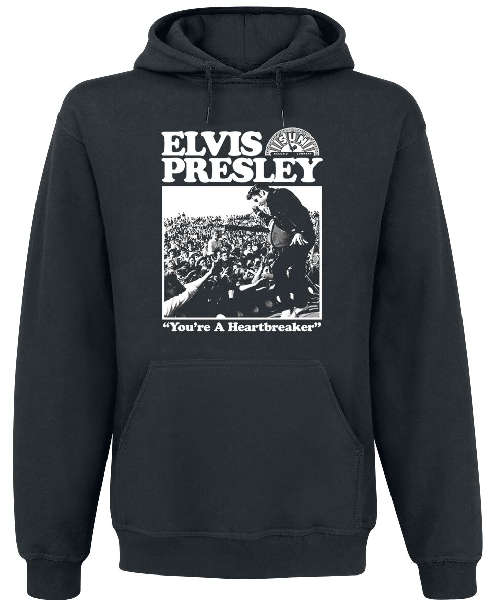 Presley, Elvis A Heartbreaker Kapuzenpullover schwarz Presley, Elvis A Heartbreaker Kapuzenpullover schwarz