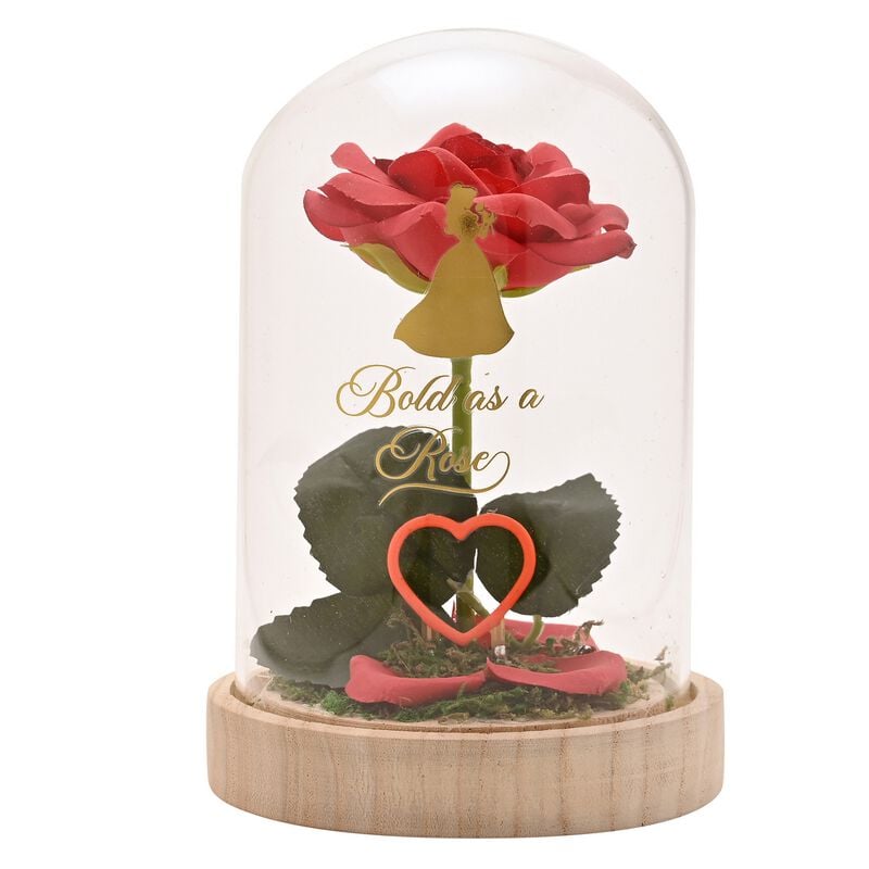 Beauty and the Beast - Disney Bureaulamp - In a Cloche With Neon Light - Belle - voor Geen - meerkleurig