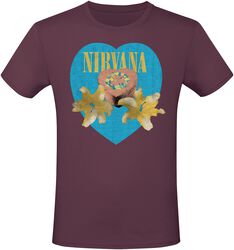Flower Heart, Nirvana, T-Shirt