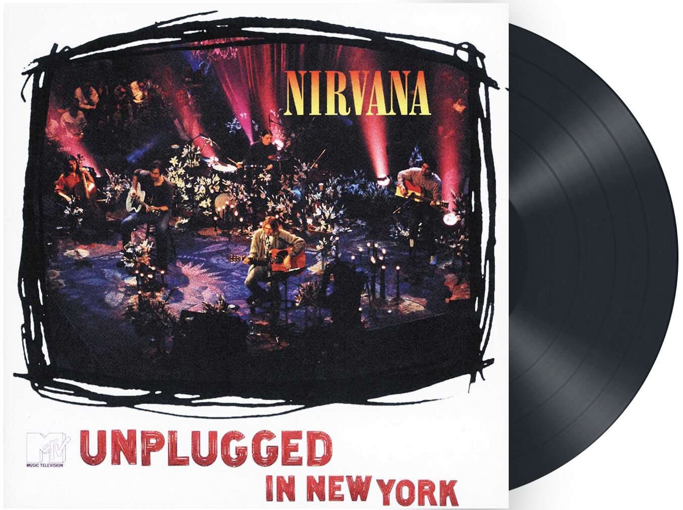 Nirvana MTV unplugged in New York LP black