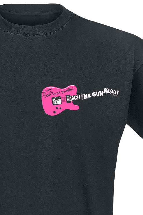 Machine Gun Kelly Tickets To My Downfall Tracklist T-Shirt schwarz