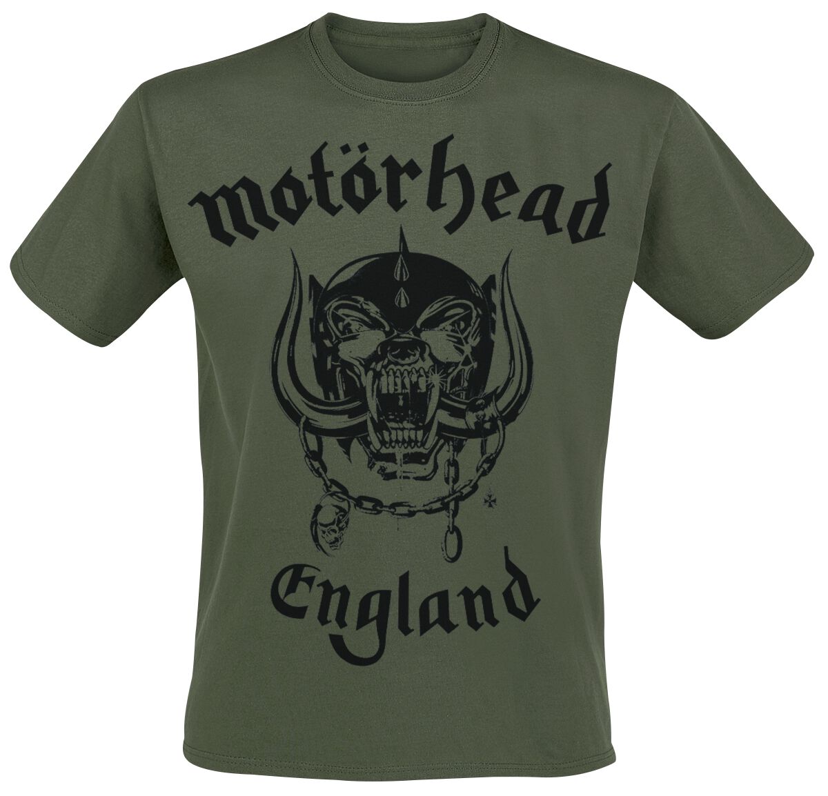 Motörhead T-Shirt - Hammersmith Short Sharp Pain - S bis XXL - für Männer - Größe L - khaki  - Lizenziertes Merchandise!