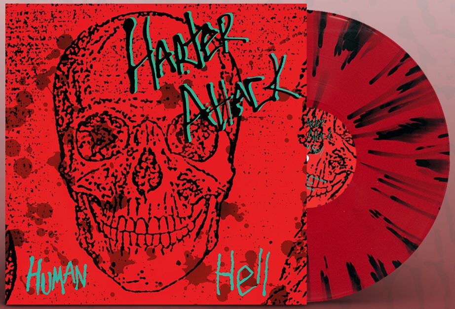 Image of Harter Attack Human hell LP splattered