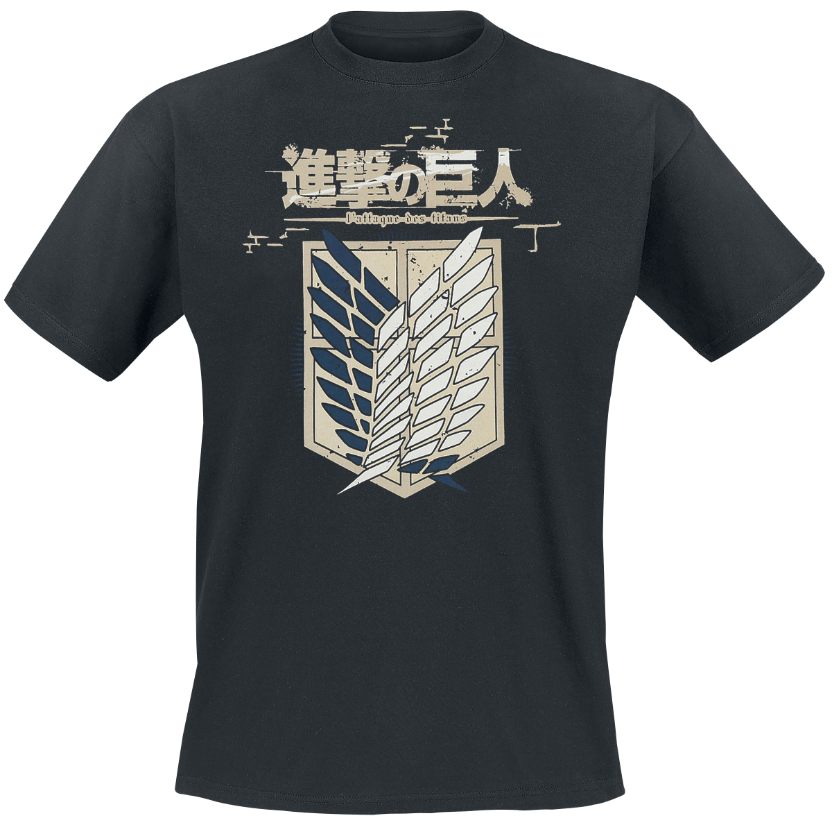 Attack On Titan - Crew Logo - T-Shirt - black image