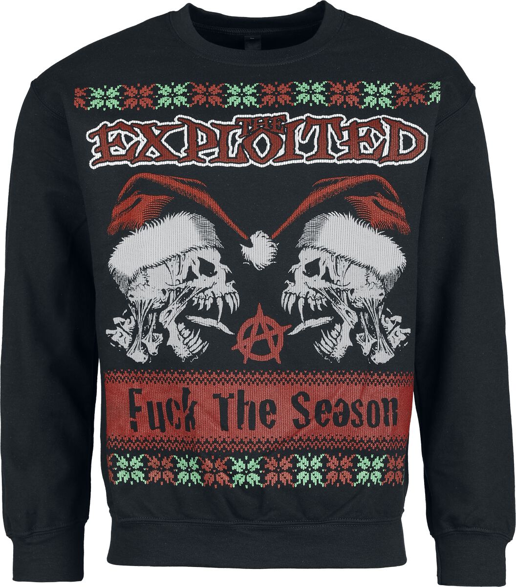 5056365736912 - Holiday Sweater - Fuck The Season Weihnachtspullover schwarz in L
