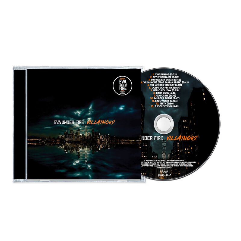 Villainous von Eva Under Fire - CD (Jewelcase)