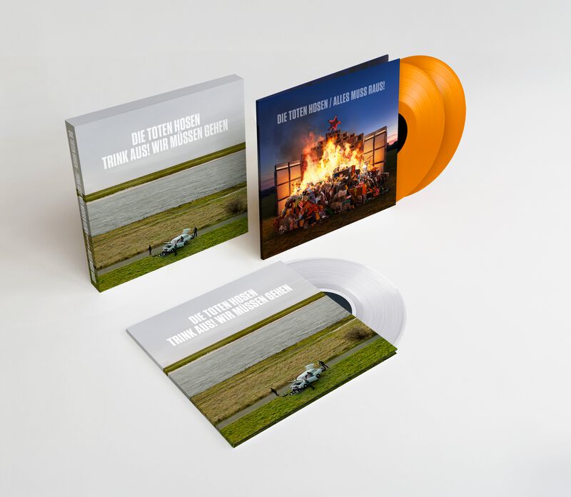 „Trink aus, wir müssen gehen!“ + Bonusalbum „Alles muss raus!“: Limitierte & nummerierte Deluxe-Dreifach-Vinyl-Edition von Die Toten Hosen - 3-LP