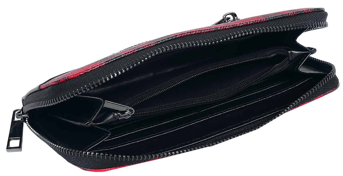 Banned Retro Lady Prim Geldbörse schwarz rot