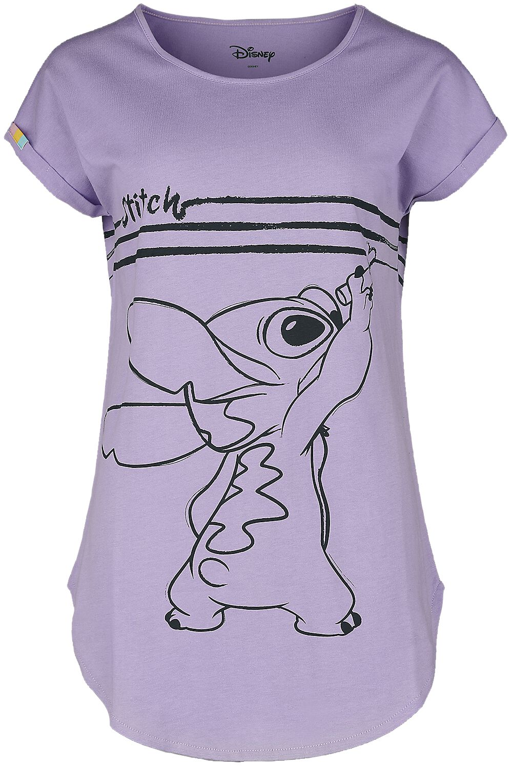 Lilo & Stitch Stitch T-Shirt lila