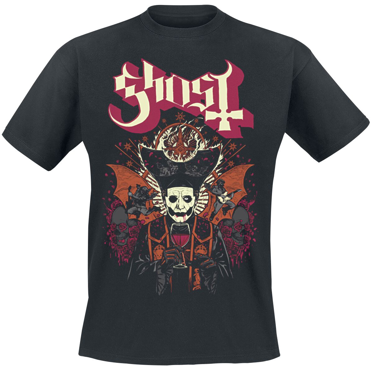 Ghost In Vino Veritas T-Shirt schwarz Ghost In Vino Veritas T-Shirt schwarz