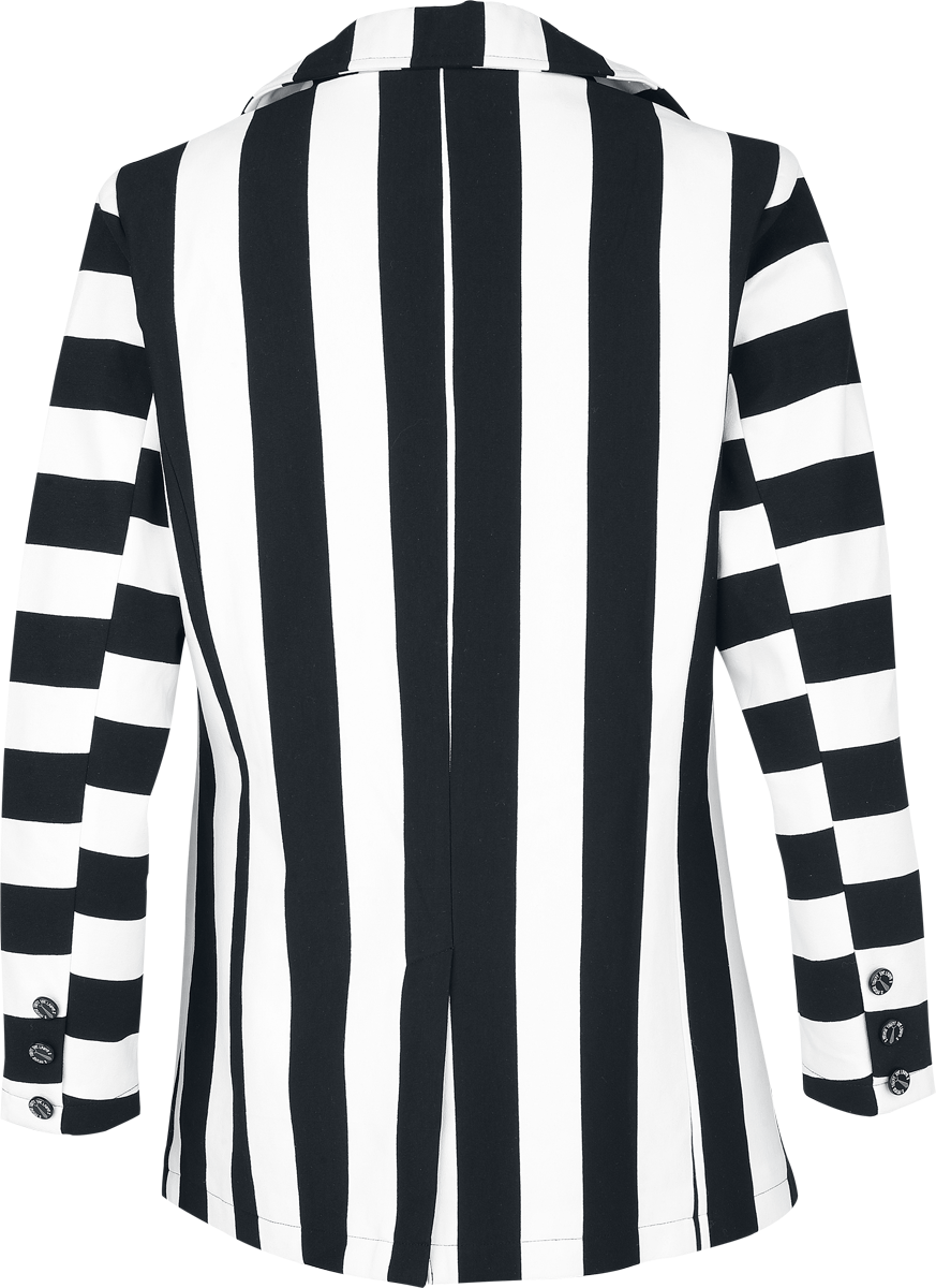 4068143333382 - Never Trust the Living Blazer schwarz weiß in XXL 4068143333382 - Never Trust the Living Blazer schwarz weiß in XXL