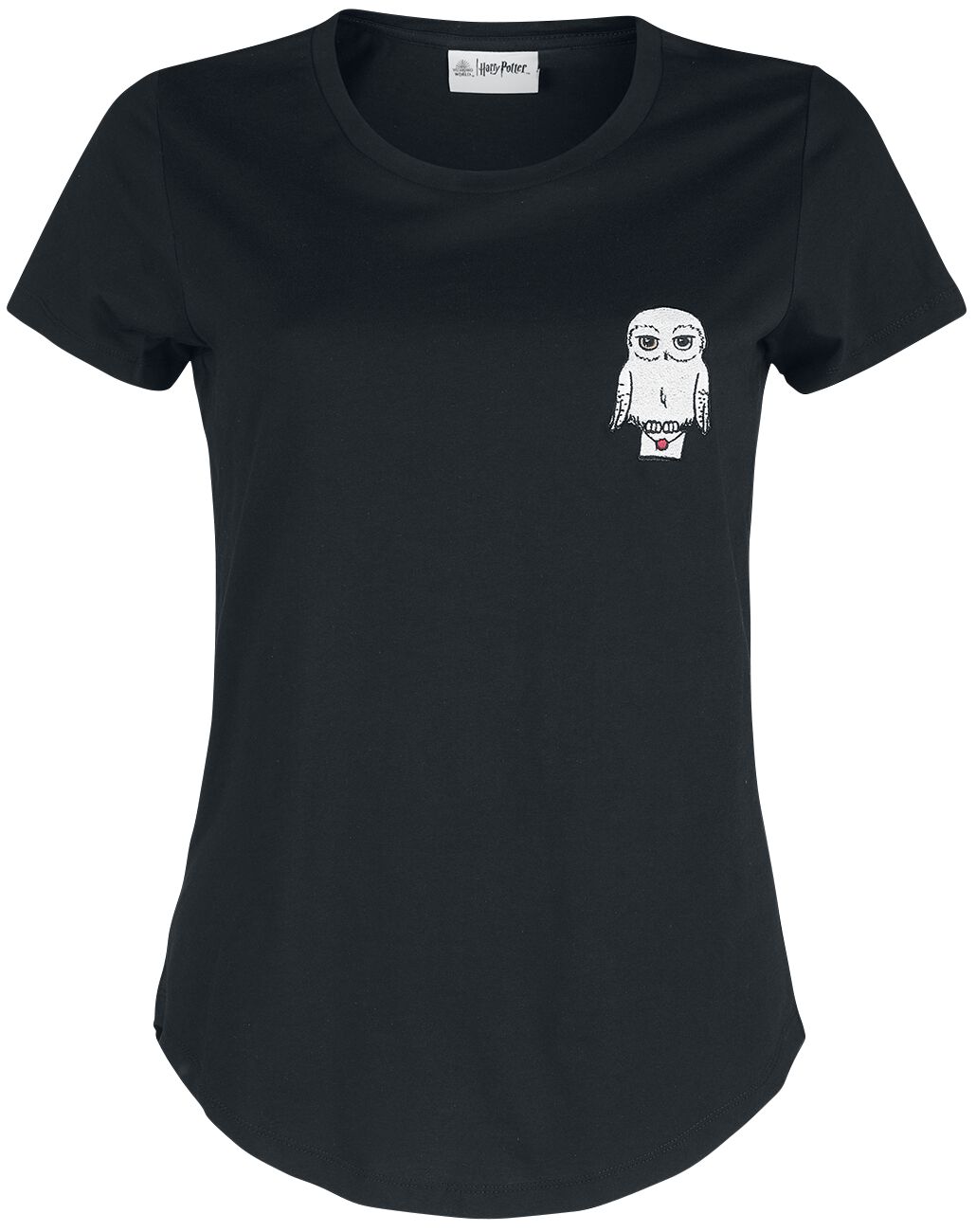 Hedwig T-Shirt schwarz von Harry Potter