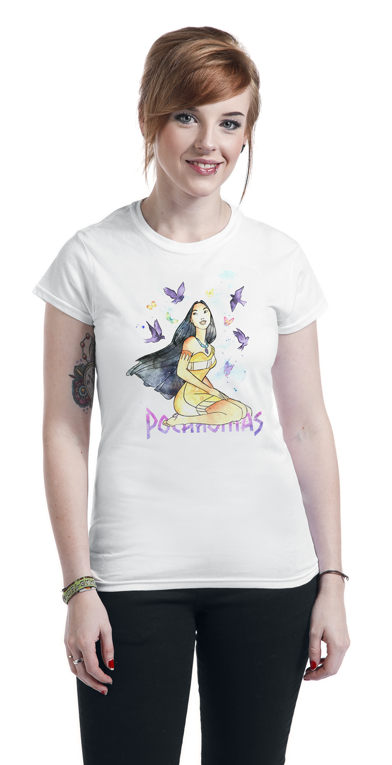 Pocahontas Free Spirit T-Shirt weiß