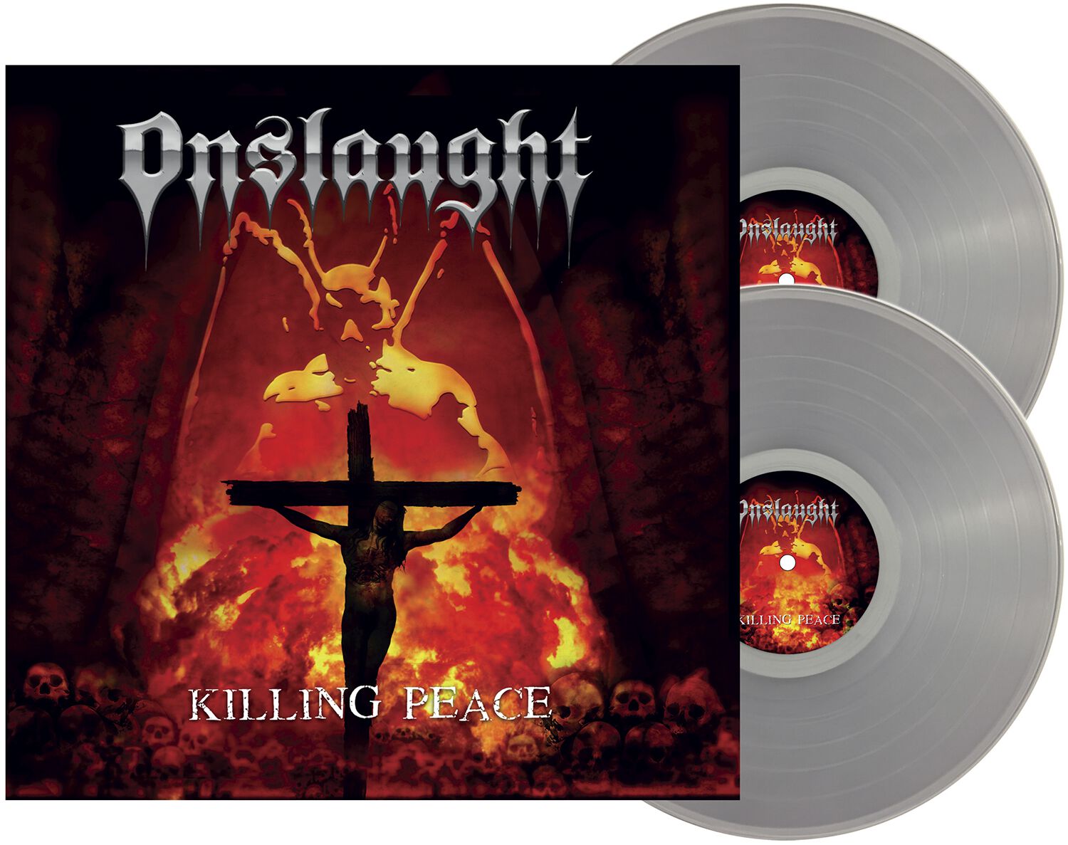 Image of Onslaught Killing peace 2-LP klar