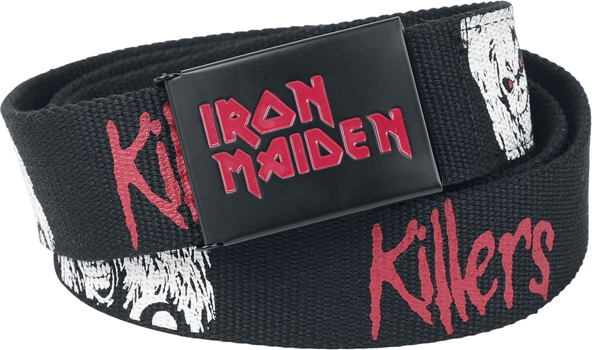 Iron Maiden Gürtel - Killers - schwarz  - EMP exklusives Merchandise!