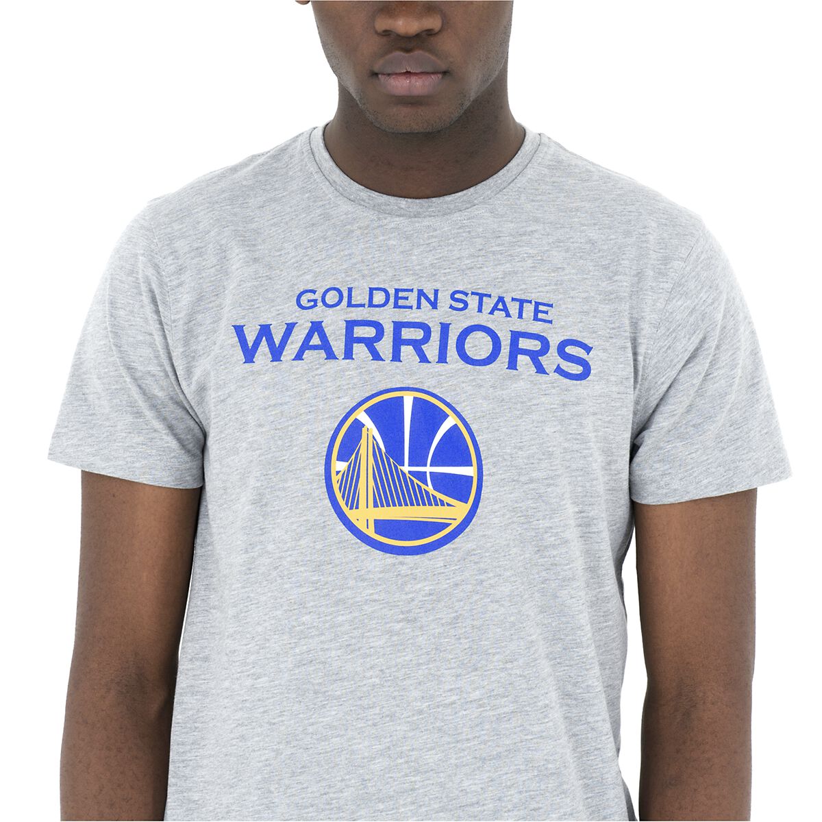 New Era - NBA T-Shirt - Golden State Warriors - S bis XXL - für Männer - Größe XXL - heather grey