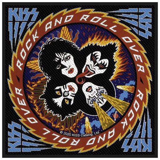 Rock & Roll over Patch multicolor von Kiss