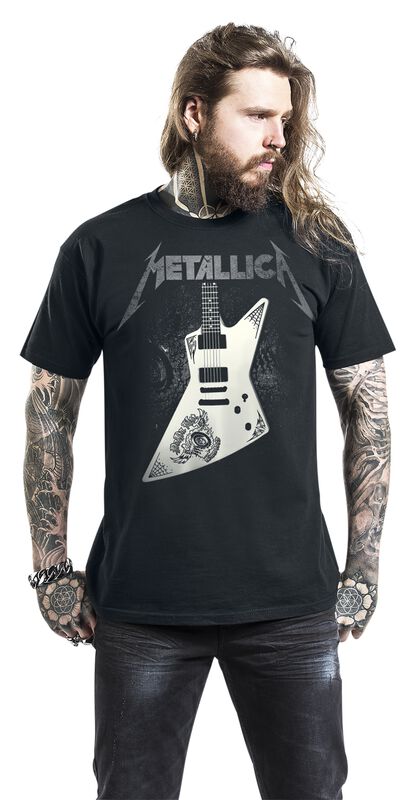 Band Merch Metallica Papa Het Guitar | Metallica T-Shirt