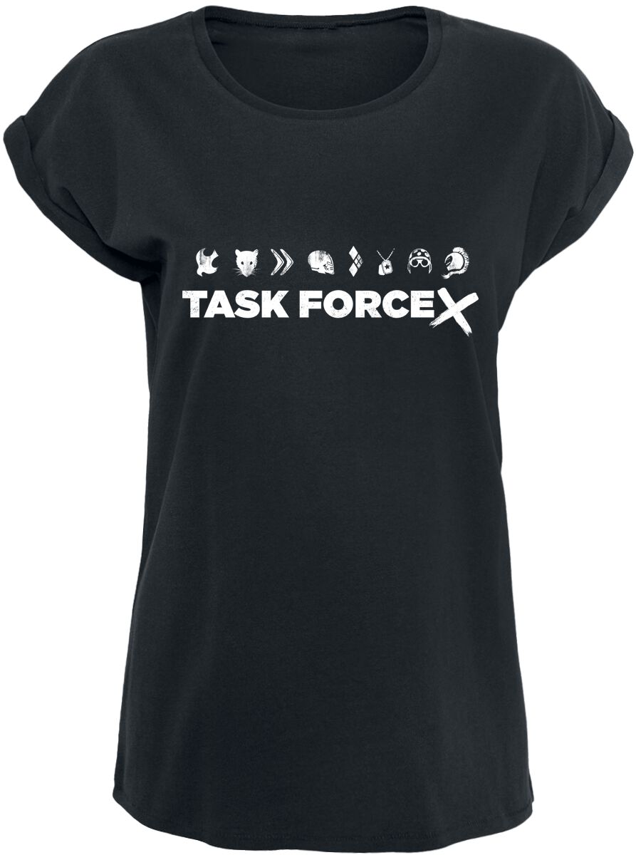 Suicide Squad - DC Comics T-Shirt - Task Force X - S bis L - für Damen - Größe S - schwarz  - EMP exklusives Merchandise!