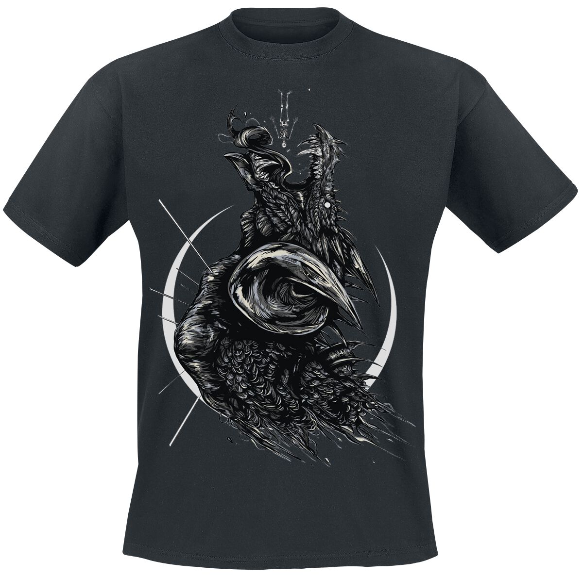 Trivium T-Shirt – Wolf Bird – S – für Männer – Größe S – schwarz – Lizenziertes Merchandise! Trivium T-Shirt – Wolf Bird – S – für Männer – Größe S – schwarz – Lizenziertes Merchandise!