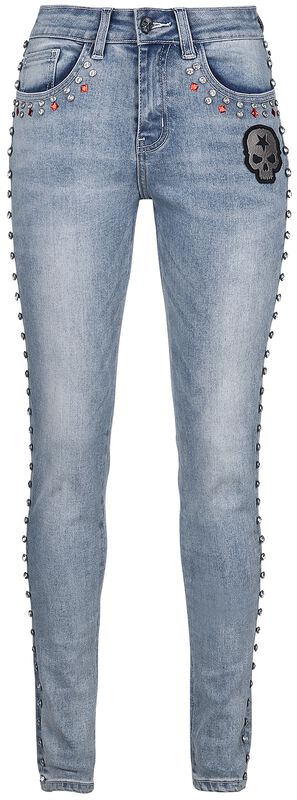 Megan - Jeans mit Strasssteinen