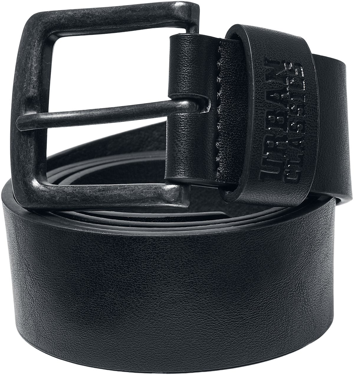 Urban Classics - Recycled Imitation Leather Belt - Gürtel - schwarz