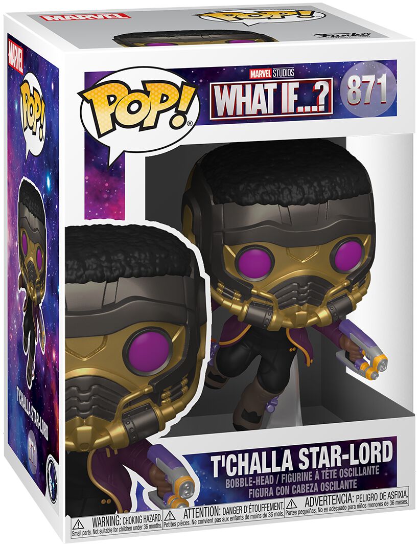 What If...? T'Challa Star-Lord Vinyl Figure 871 Funko Pop! multicolor