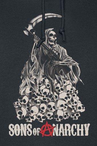 Sons Of Anarchy Reaper - Skull Pile Kapuzenpullover schwarz