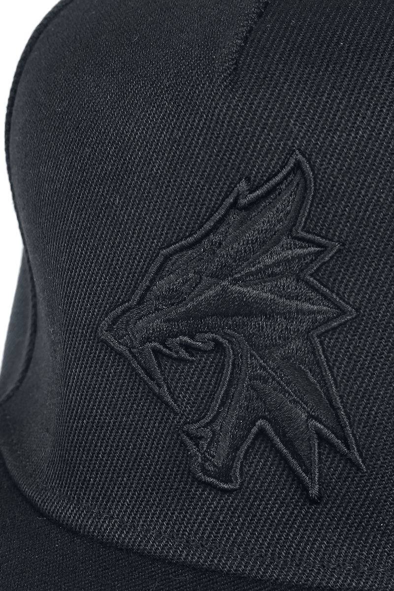 The Witcher Wolf Silhouette Cap schwarz
